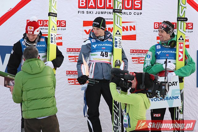 135 Podium pierwszego konkursu
